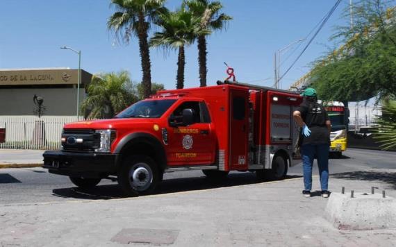Policia rescata a mujer y niñas de voraz incendio en Torreón