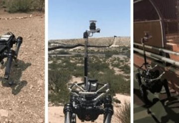 Perros robots son probados en Texas para vigilar frontera de Estados Unidos