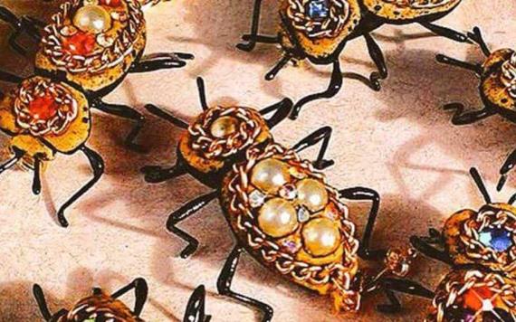 Escarabajo vivo y enjoyado, símbolo del cuento maya del amor