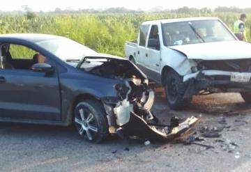 Accidente vial en la carretera Tacotalpa-Jalapa