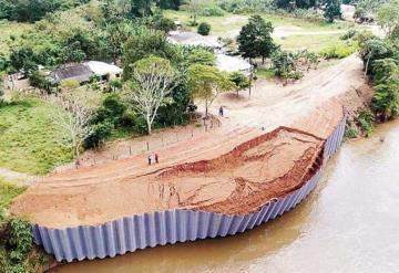 Conagua continuará gestionando el retome del trabajo con relación al deslave en Cucuyulapa, Cunduacán