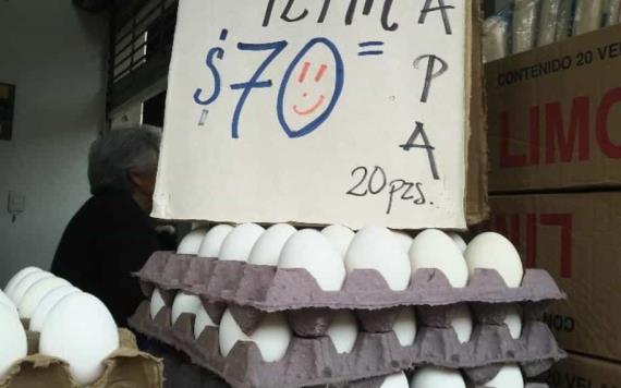 En Tampico en menos de una semana, subió el precio del huevo
