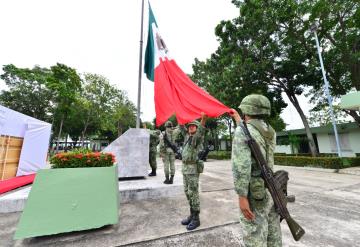 Ejercito Mexicano conmemora centésimo noveno aniversario; en Tabasco es reconocido por auxiliar en momentos difíciles