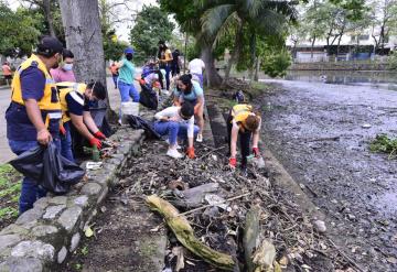 Asociación civil Comprometidos con la Tierra realiza limpieza de la Laguna del vaso Cencali