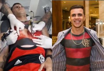 En Brasil un hombre se tatúa la camiseta de su equipo