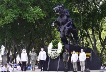 Diversas autoridades realizan conmemoración del 158 Aniversario de la batalla del 27 de febrero