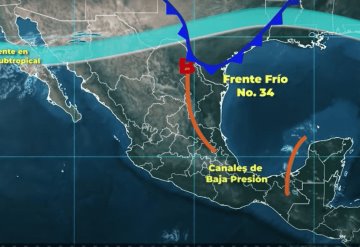 Se pronostica ambiente matutino fresco y ambiente caluroso por la tarde en la vertiente del Golfo de México