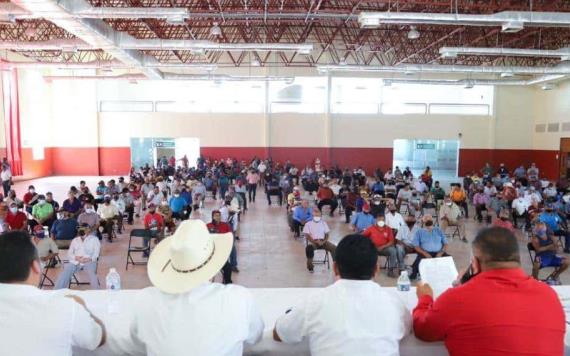 El Sindicato Nacional Azucarero y el Comité Ejecutivo Local, realizaron una asamblea para la reactivación del Ingenio Azuremex