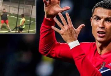 Hombre celebra como Cristiano Ronaldo, se lesiona y termina en el hospital