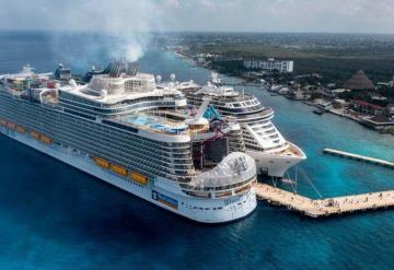 Cozumel recibe al crucero más grande del mundo, el Wonder of the Seas