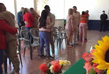 Se casan en el reclusorio Norte 7 internos; suman 52 bodas en 2022