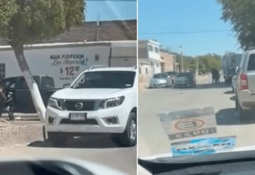 Sicarios levantan a un hombre frente a una niña y un niño que lo acompañaban