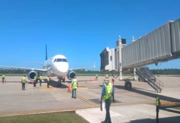 Despega primer vuelo del aeropuerto de Villahermosa a el AIFA