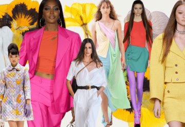 Colores y combinaciones para los looks primavera - verano 2022