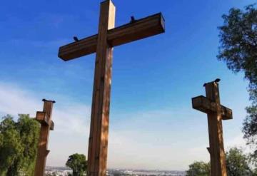 Se registra accidente durante instalación de escenario para la Pasión de Cristo en Iztapalapa