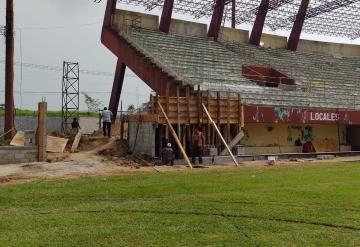 El Estadio Ángel Toledo Meza de Macuspana está tomando mayor forma para la Temporada 2022 de la Liga Mexicana de Beisbol (LMB)