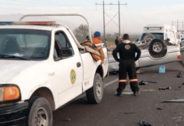 Dos jóvenes pierden la vida en fatal accidente, viajaban en una camioneta Chevrolet S10