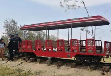 Tren del bosque de Aragón, deja varios heridos luego de descarrilarse