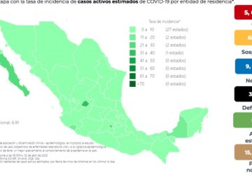 839 es el número de casos positivos confirmados por día en México a día de hoy