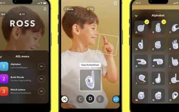 Snapchat tendrá función para aprender lengua de señas