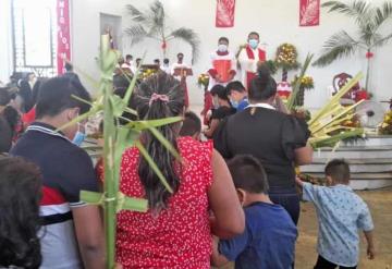 Se desborda fe en Domingo de Ramos