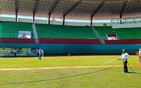 El Estadio de Macuspana Ángel Toledo Meza está listo para recibir los juegos de la Temporada 2022 de la Liga Mexicana de Béisbol