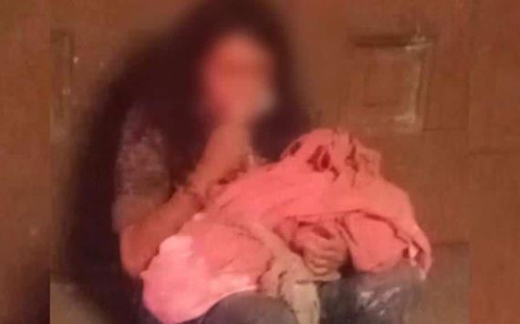 Detienen a mujer que deambulaba por el centro de San Luis Potosí con un bebé sin vida