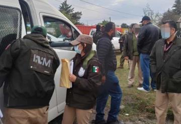 Rescata INM a 379 personas migrantes en Acajete, Puebla