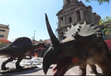 Gobierno de Guadalajara monta espectáculo con dinosaurios animatrónicos para el Día del Niño