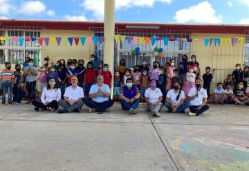 Festejan el día del niño en el Fraccionamiento Ciudad Bicentenario