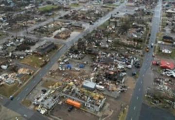 Tornado daña edificios en Kansas;deja varios heridos