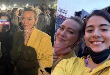 ¡Hilary Duff en México! Se le vio en el concierto de The Killers