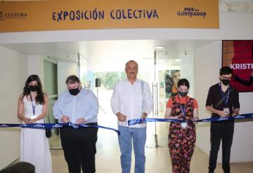 El gobernador Carlos Manuel Merino Campos inauguró la Exposición Mes del Ilustrador