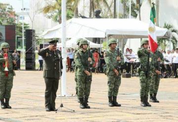 Realizan Ceremonia de Toma de Protesta de Bandera de los Soldados del S.M.N. Clase “2003”, Remisos y Mujeres Voluntarias