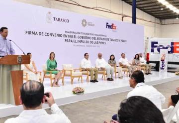 Inauguran la estación Fedex Villahermosa ubicado en ciudad industrial.