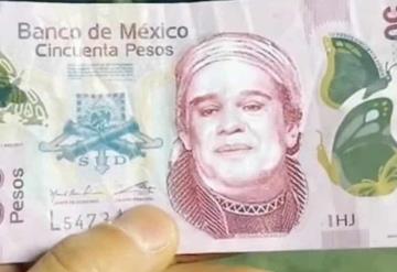 No conoció la tristeza hasta que... recibió un billete falso de 50 pesos con la cara de Juan Gabriel