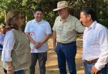 Secretarios de Turismo y Salud recorren Villaluz, Tapijulapa