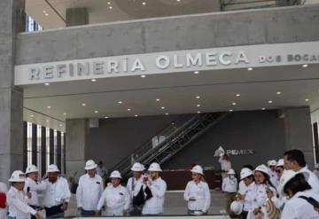 Visita de los diputados federales a la refinería Olmeca