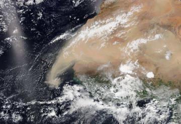 Nube de polvo del Sahara llegará a México