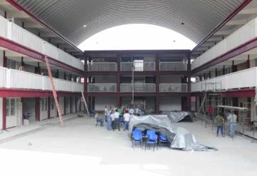 Remodelan escuela de Tamulté de las Barrancas