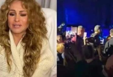 Paulina Rubio acusa a guardia de tocarla indebidamente