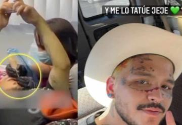 Christian Nodal vuelve a impactar a sus fans con un nuevo tatuaje en su nariz