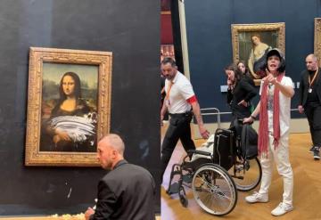 Hombre que lanzó pastel a la Mona Lisa es enviado al psiquiatra