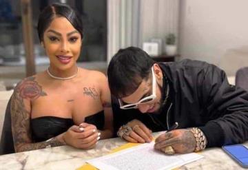 Anuel AA y Yailin La Más Viral ya son esposos; así fue su boda por el civil