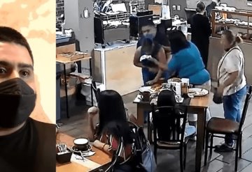 Trabajador salva la vida de una mujer que se atragantaba en un restaurante de Nuevo Laredo