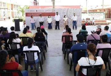 Asiste Yolanda Osuna Huerta a la instalación del Comité Escolar de la Secundaria Técnica No. 49 en Parrilla II