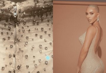 Kim Kardashian dañó el vestido de Marilyn Monroe tras usarlo en la MET Gala 2022