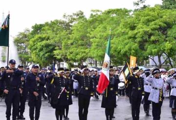 Participan Escolta y Banda de Guerra de la SSPC en el 1er Ensamble Estatal de Escoltas y Bandas de Guerra “Jaguares 2022”