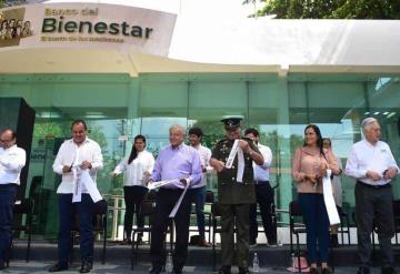 Encabeza López Obrador apertura del Banco del Bienestar en Coatlán del Río, Morelos