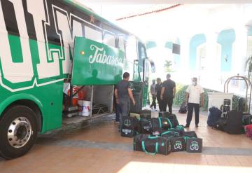 Olmecas de Tabasco se quedó varado en el aeropuerto de la Ciudad de México